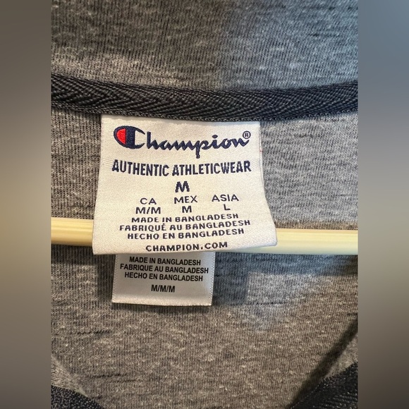 Champion Ohio State Buckeyes 1/4 Zip Pullover Size M | Grey Blue - Picture 7 of 10